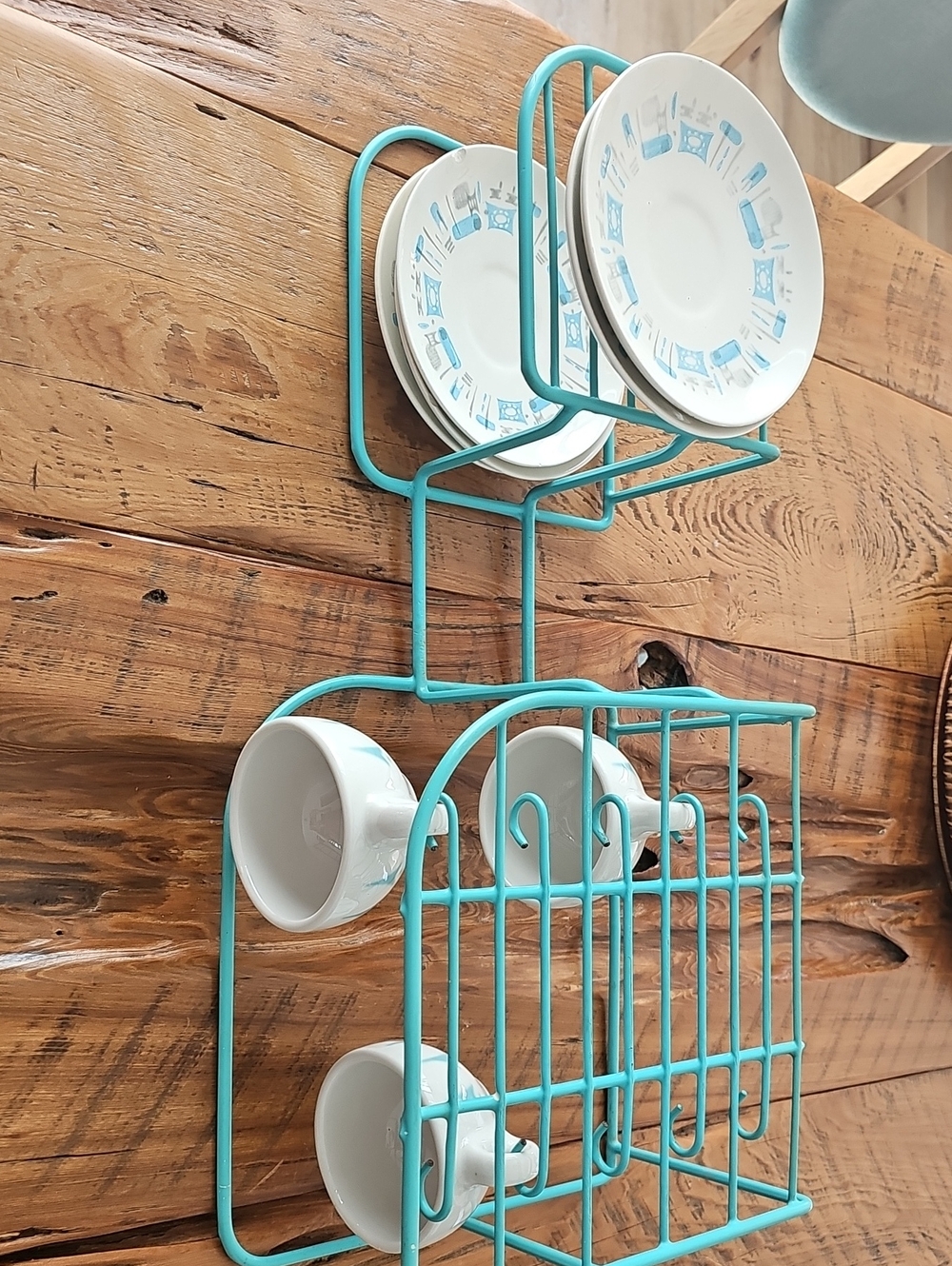 Vintage Rubbermaid Dish Rack Aqua